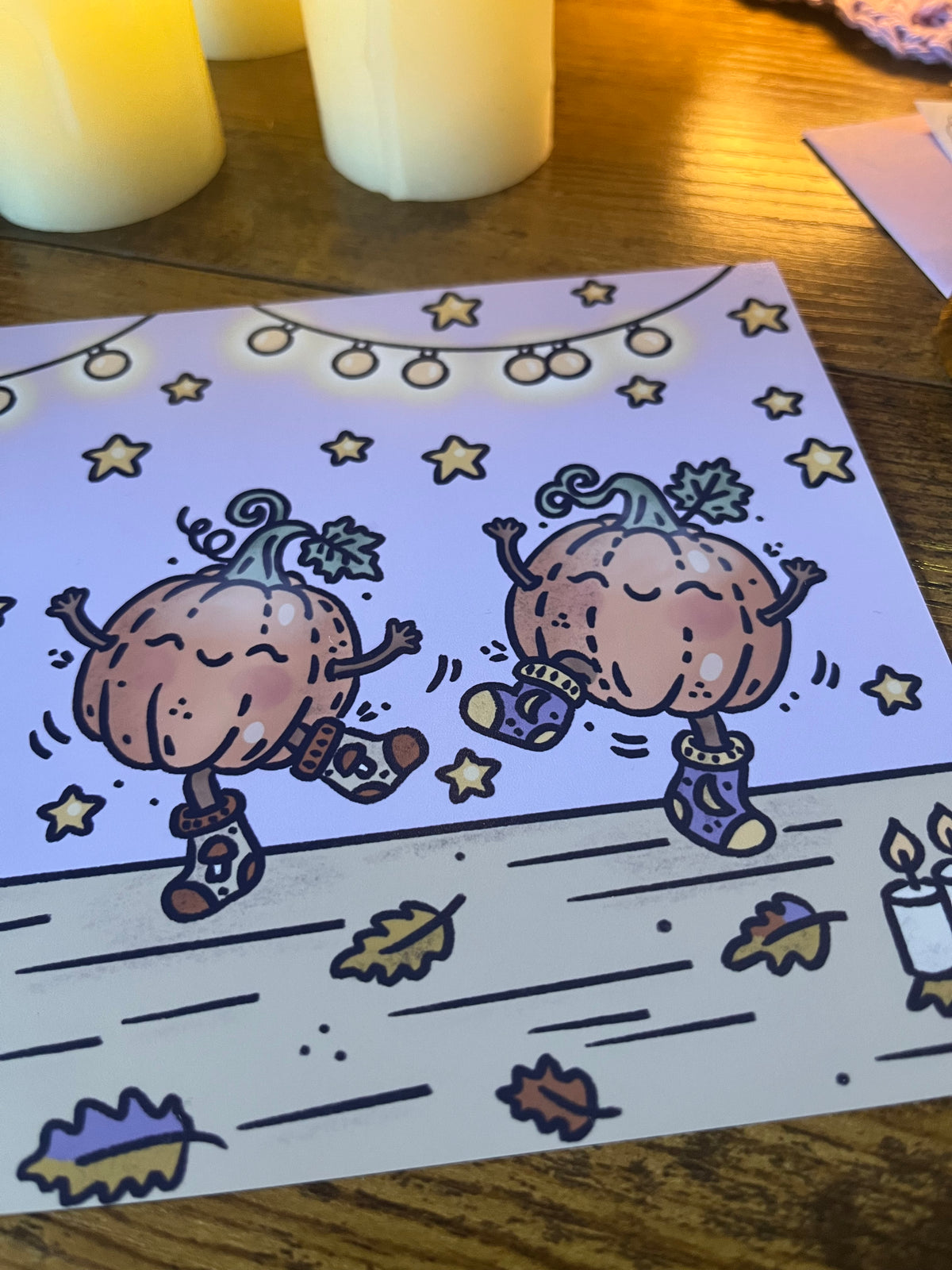 Dancing Pumpkin Print