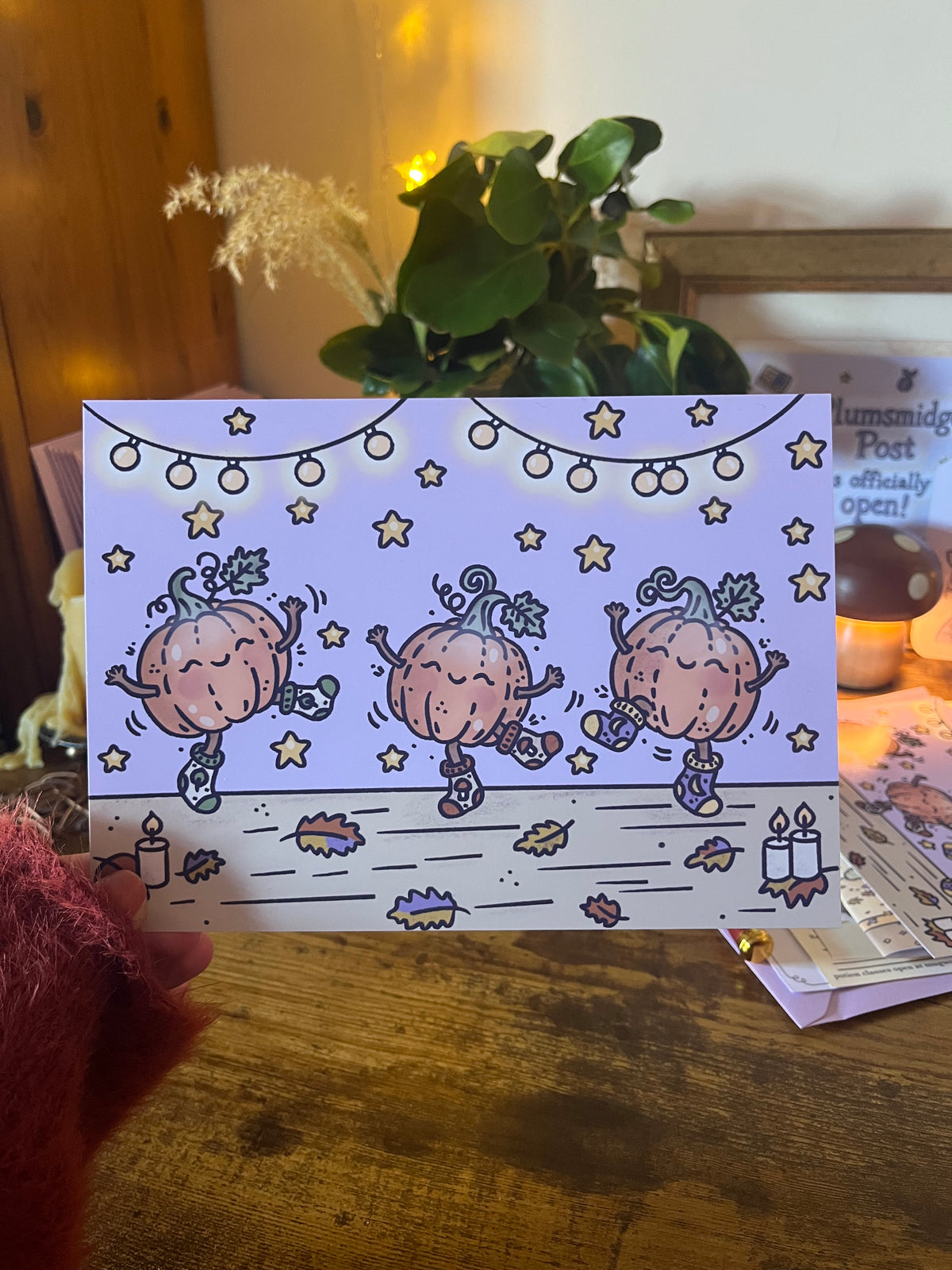 Dancing Pumpkin Print